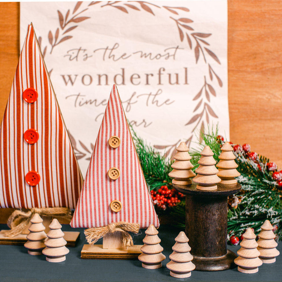 Woodpeckers Crafts Pine Tree, 2"