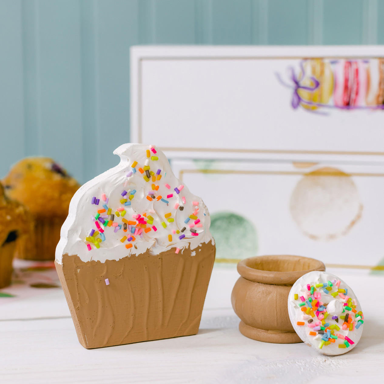 Woodpeckers Crafts Pumpkin Trinket Box