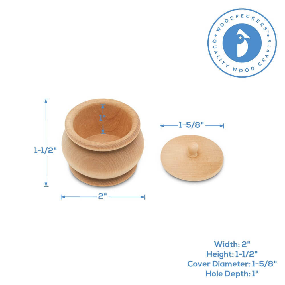 Woodpeckers Crafts Pumpkin Trinket Box