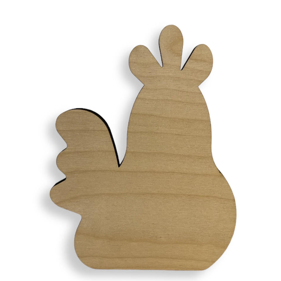 Woodpeckers Crafts Rooster and Chicken shelf sitter by Pickitz