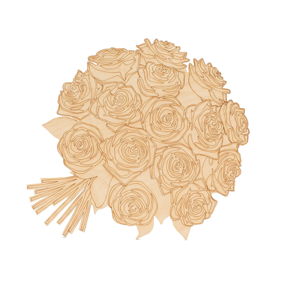 Rose Bouquet Cutout