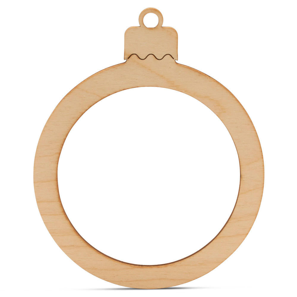 8" Round Picture Frame Ornaments