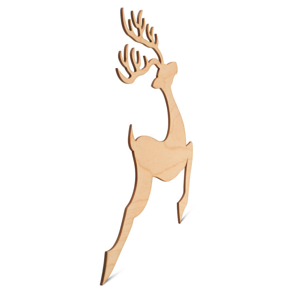 Woodpeckers Crafts Running Reindeer Cutout