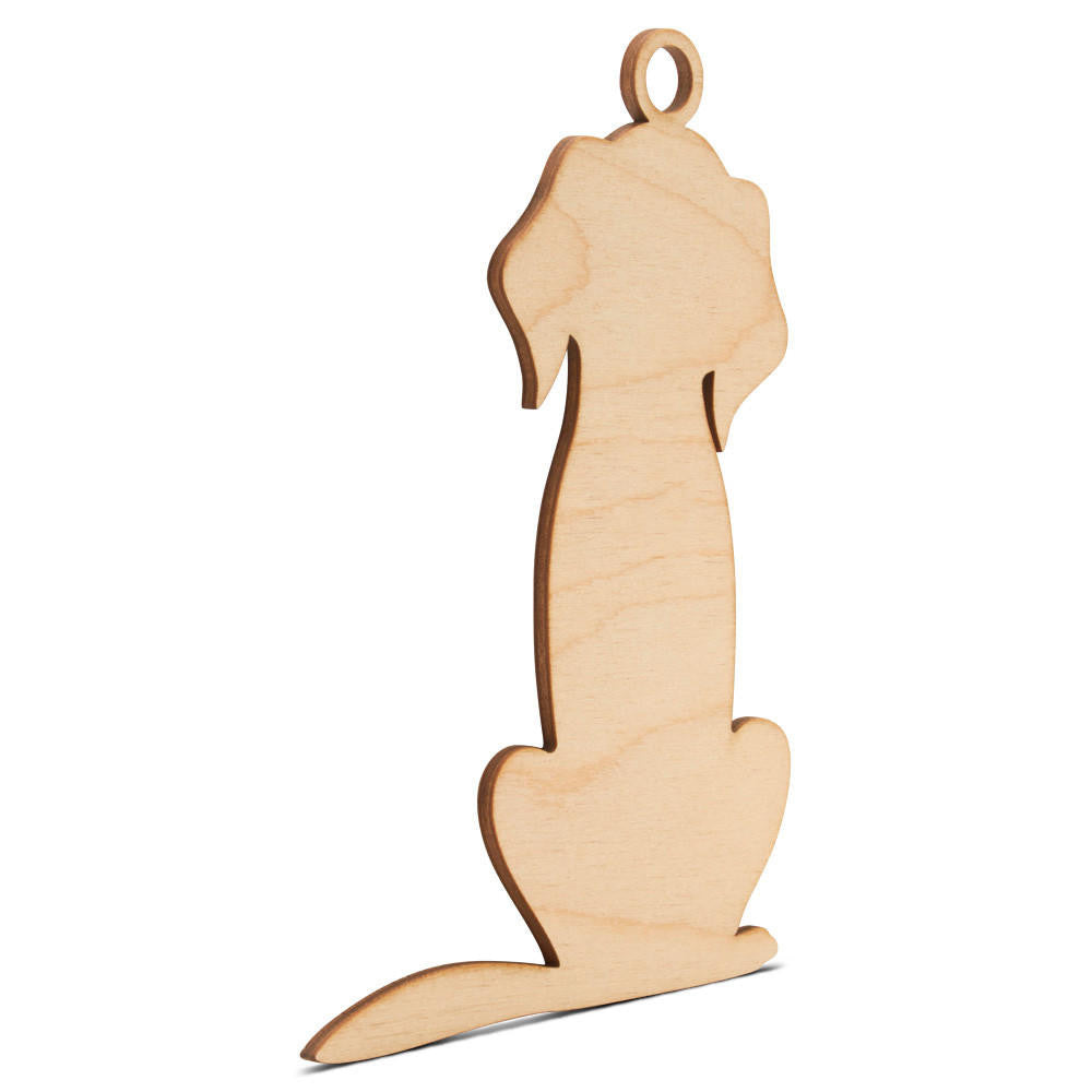 Woodpeckers Crafts Sitting Dog Ornament