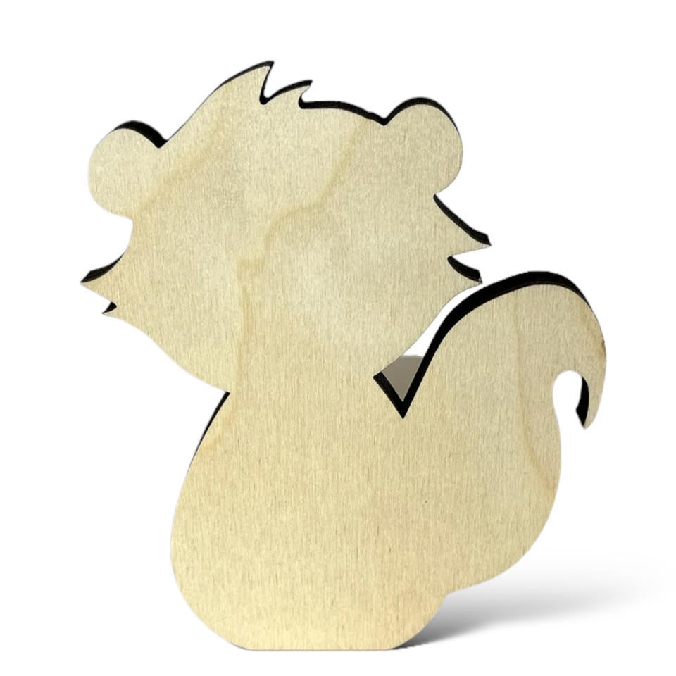 Woodpeckers Crafts Skunk Shelf Sitter, by Pickitz