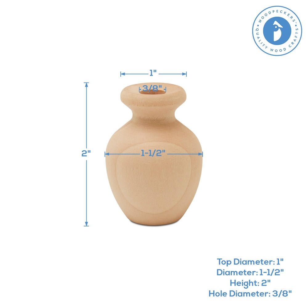 Small Bouquet Vase, 2”