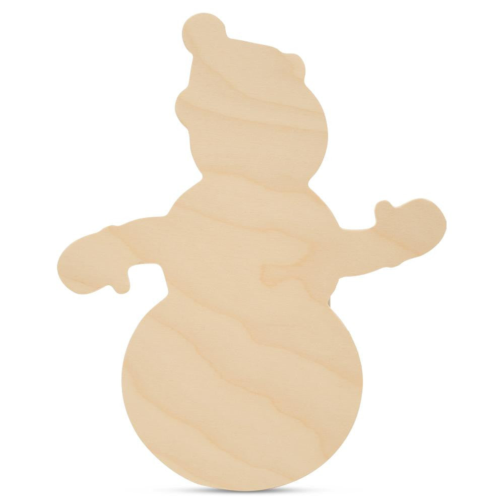 Woodpeckers Crafts Snowman Cutout 12" X 9-7/8"