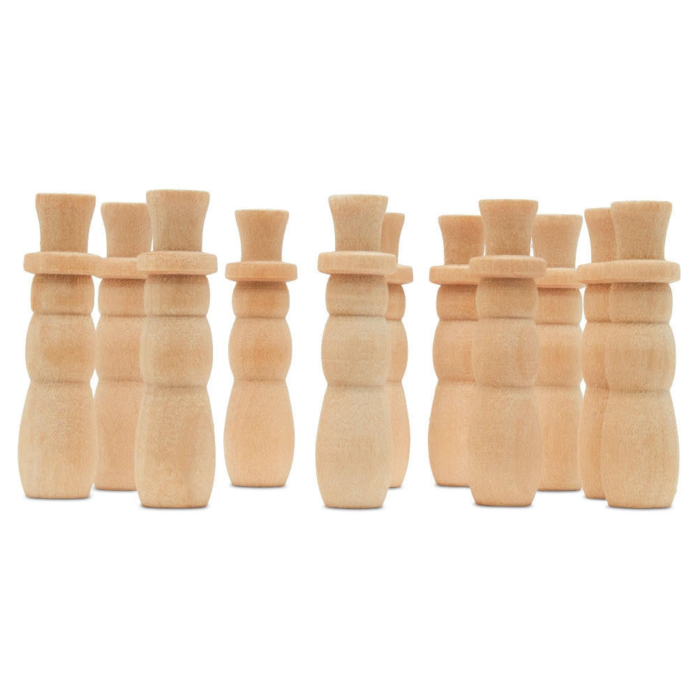 Woodpeckers Crafts Snowman Mini Primitive, 1-9/16"