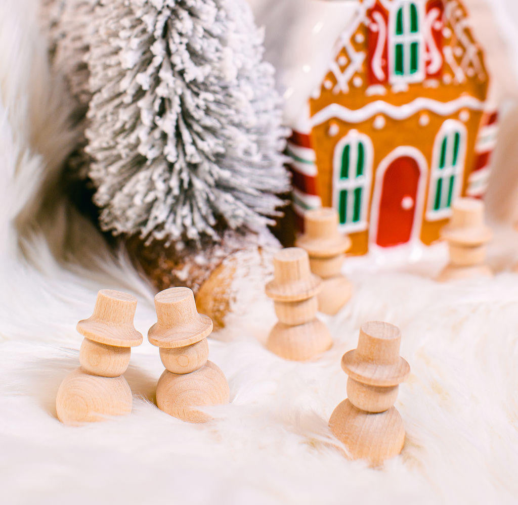 Snowman Small, 2-1/8", with Flat Hat