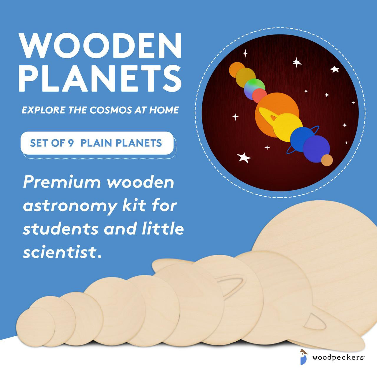 Woodpeckers Crafts Solar System Cutouts