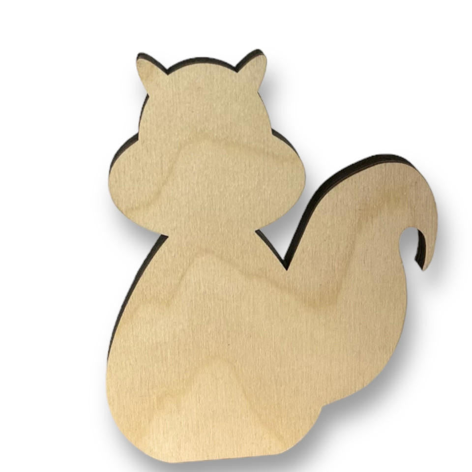 Woodpeckers Crafts Squirrel Shelf Sitter, by Pickitz