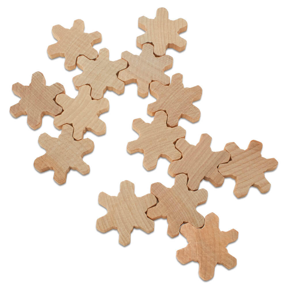 Woodpeckers Crafts Tiny Snowflake Cutout, 1-1/4"