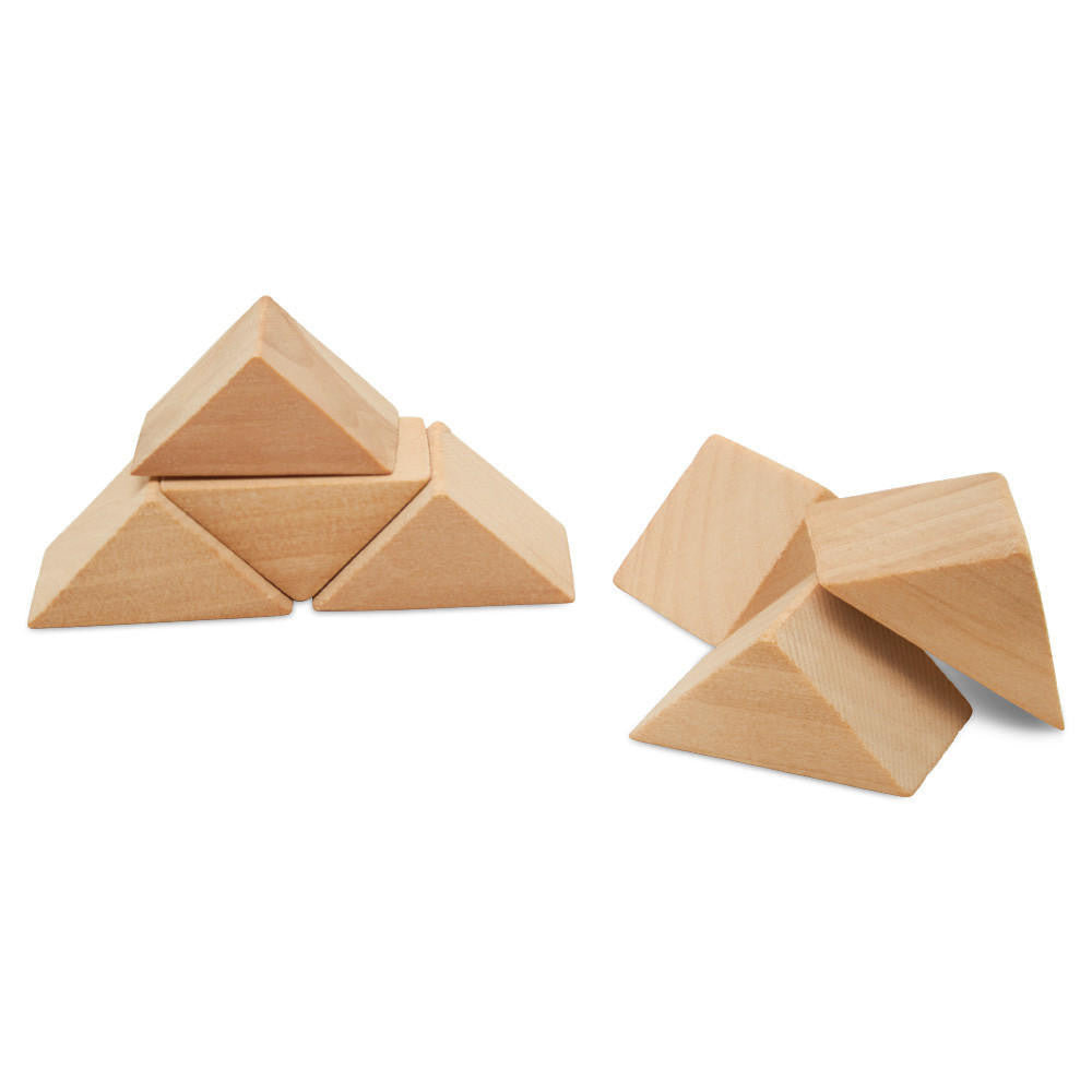 Woodpeckers Crafts Triangle wood block