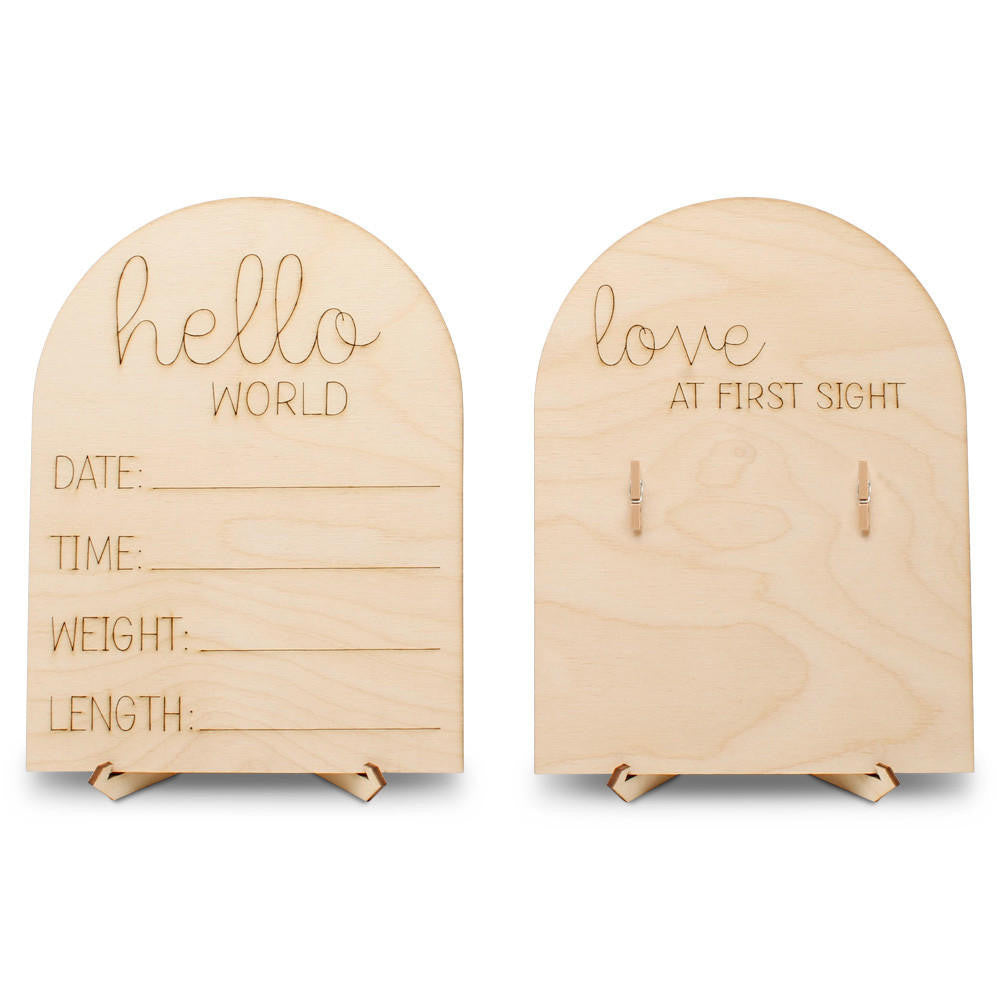 Ultrasound & Baby Arrival Picture Frames, Set of 2