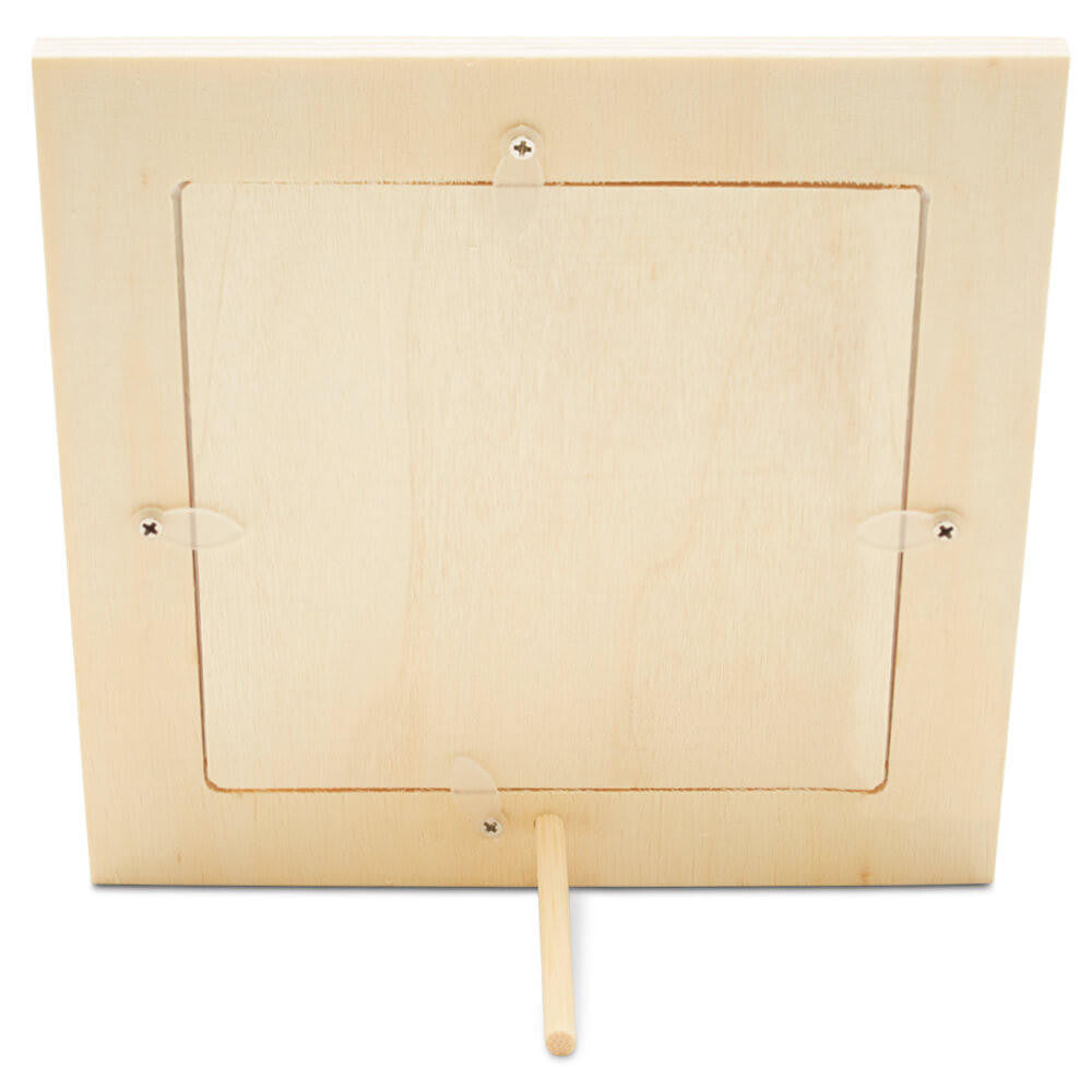 Unfinished Wood Photo Frame, 6" x 6"