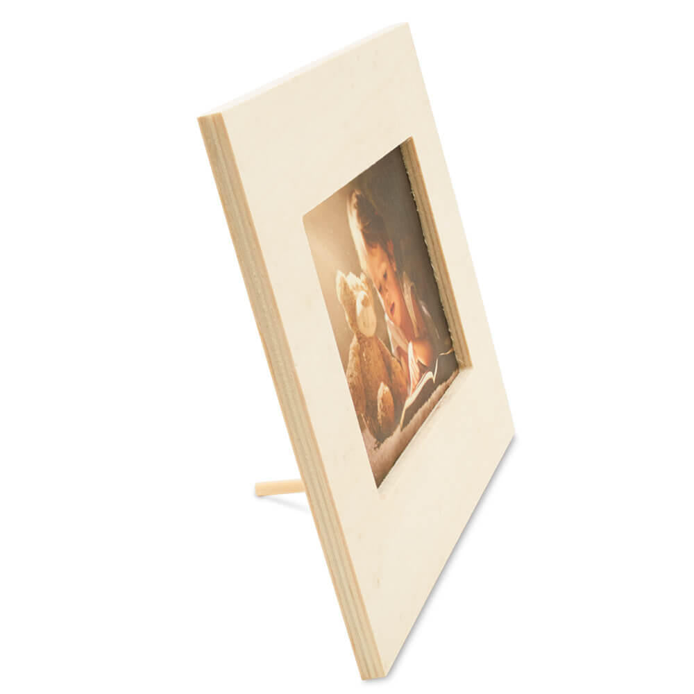 Woodpeckers Crafts Unfinished Wood Photo Frame, 8” x 6”