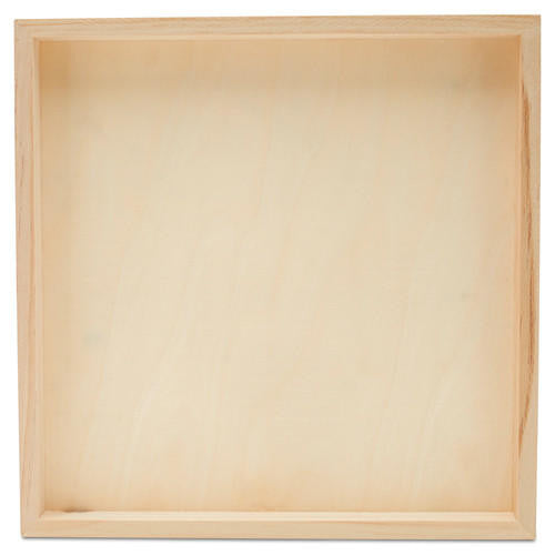 Woodpeckers Crafts Unfinished Wood Tray Frame 12" x 12"