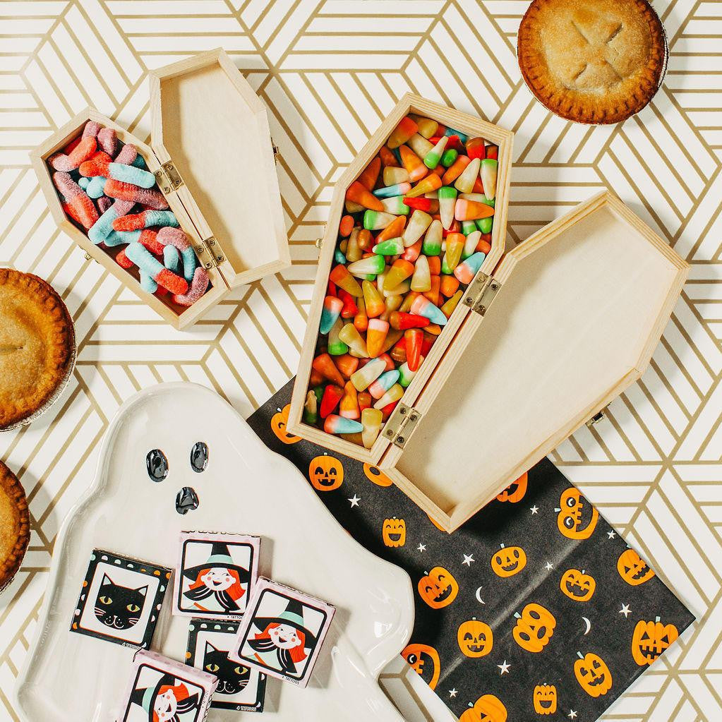 Woodpeckers Crafts Unfinished Wooden Coffins, 4"