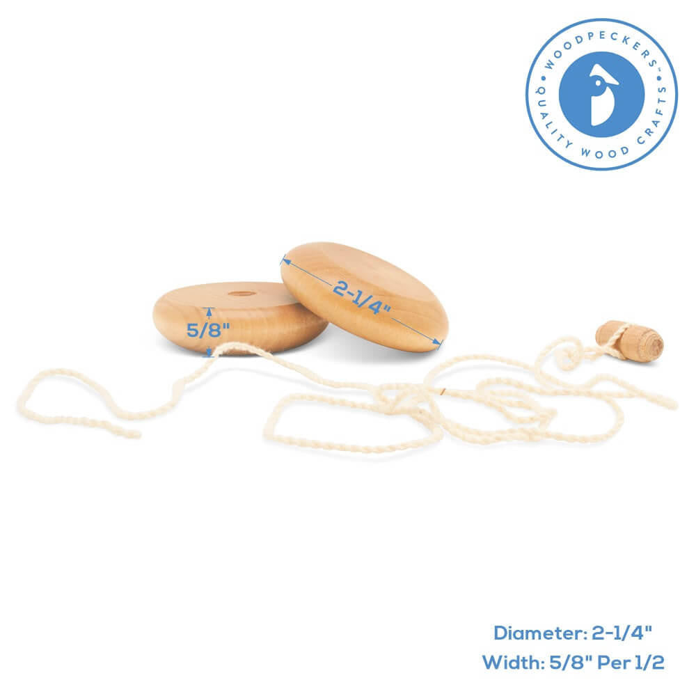 Unfinished Wooden Yo Yo