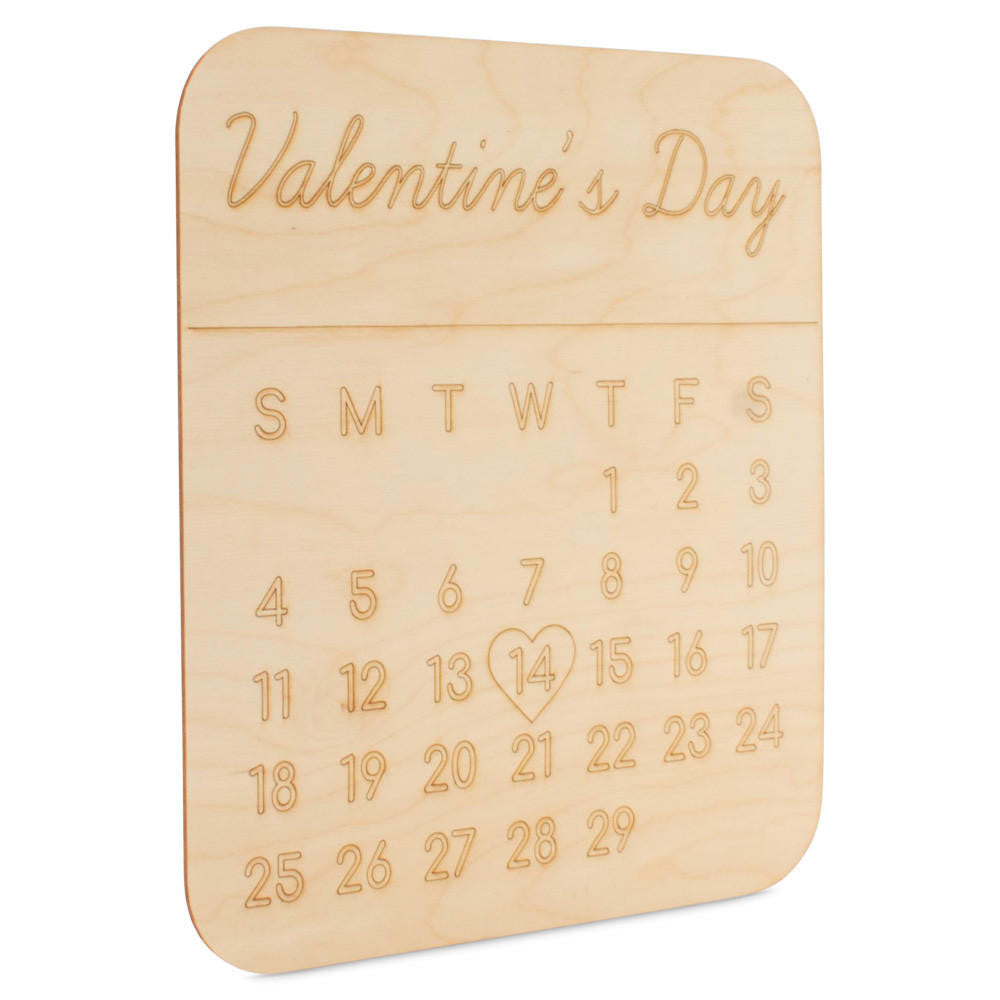 Valentine’s Day Calendar Cutout