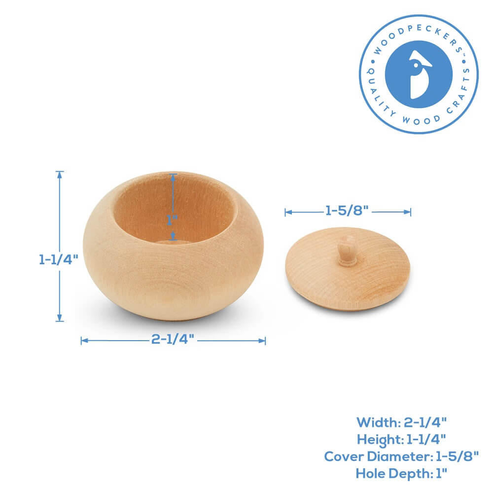 Woodpeckers Crafts Vanity Trinket Box