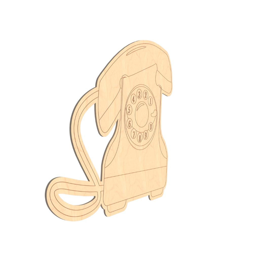 Woodpeckers Crafts Vintage Telephone Cutout