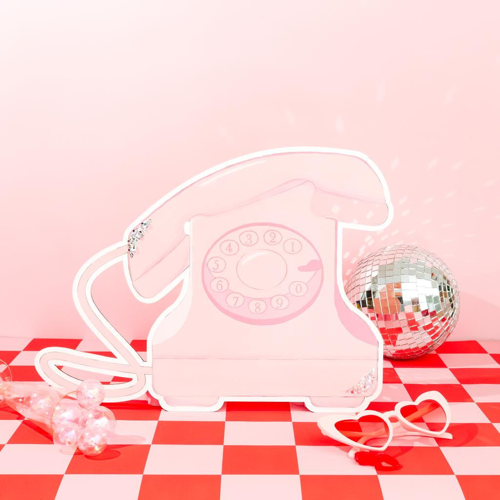 Woodpeckers Crafts Vintage Telephone Cutout