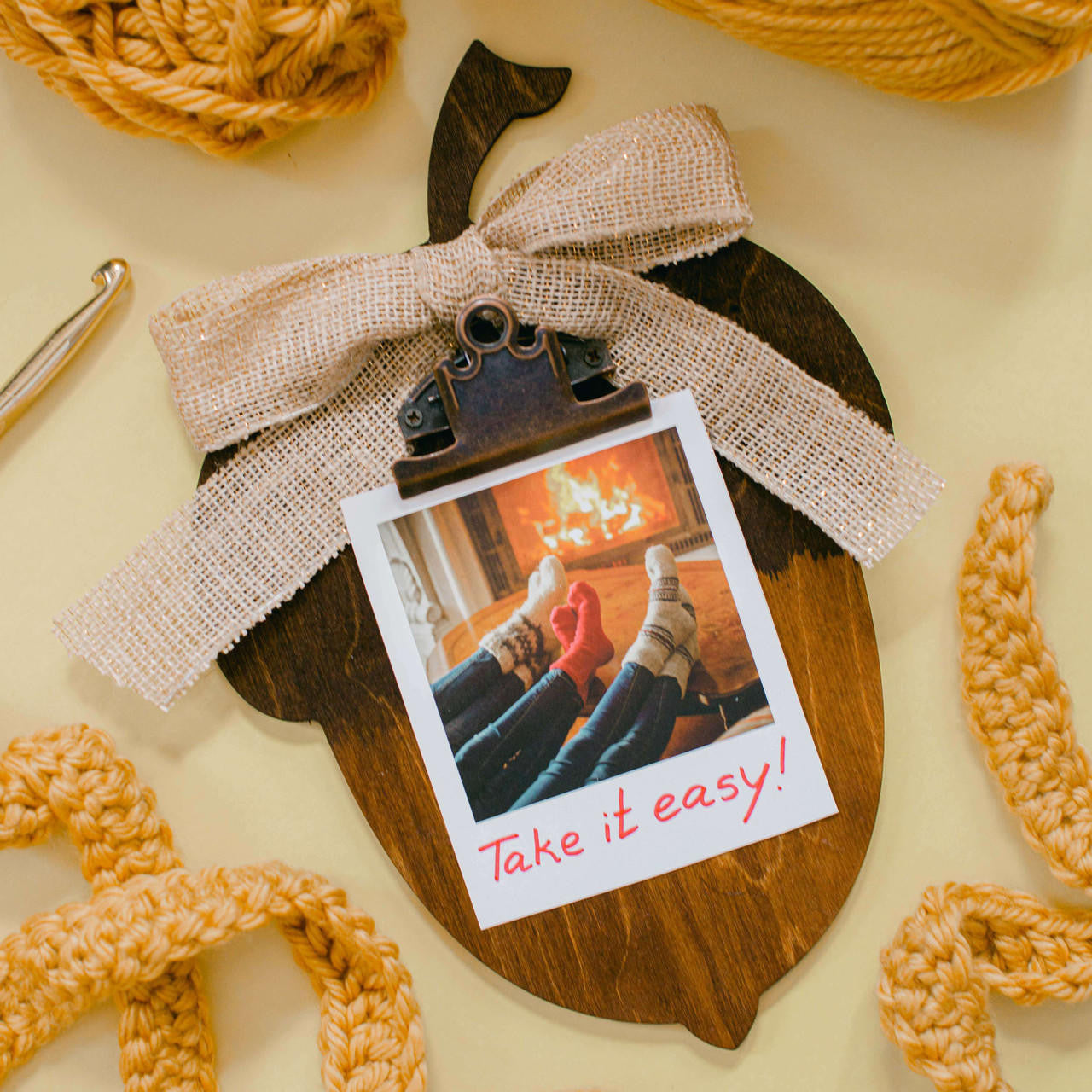 Woodpeckers Crafts Wood Acorn Cutout Large, 12" x 8.25"