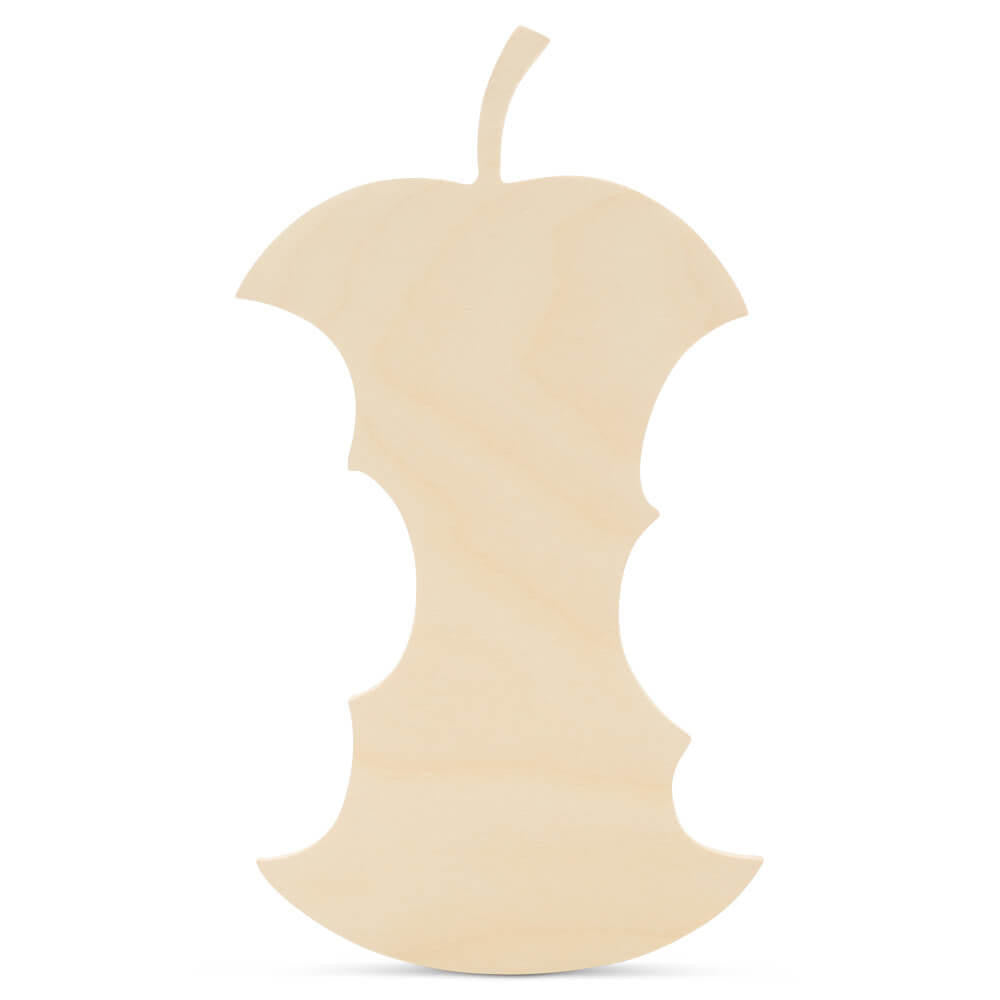Woodpeckers Crafts Wood Apple Core Cutout, 12" x 6-1/2"