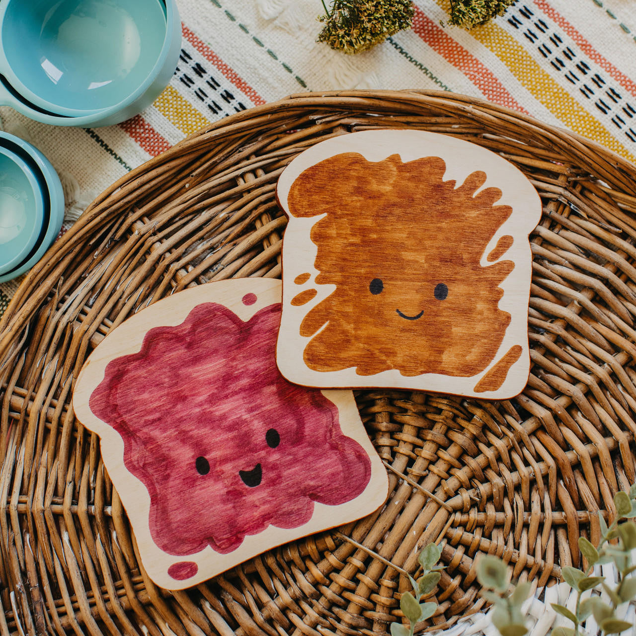 Wood Bread Slice Cutout, 5"