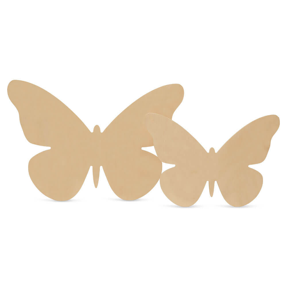 Woodpeckers Crafts Wood Butterfly Cutout Medium, 8" x 5.5"