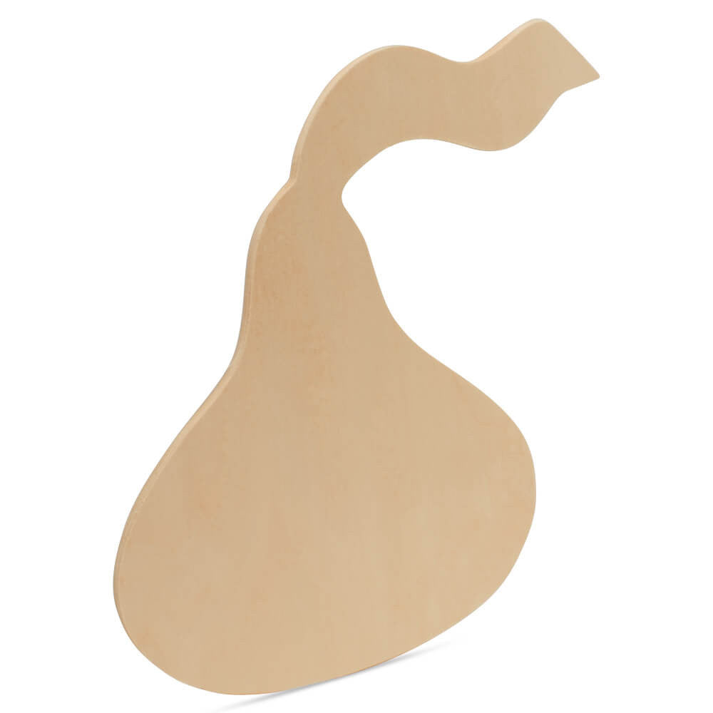 Wood Chocolate Kiss Large Cutout, 12" x 12"