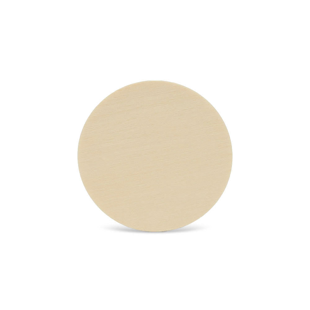 Wood Circle Cutout, 2", 1/16" Thickness