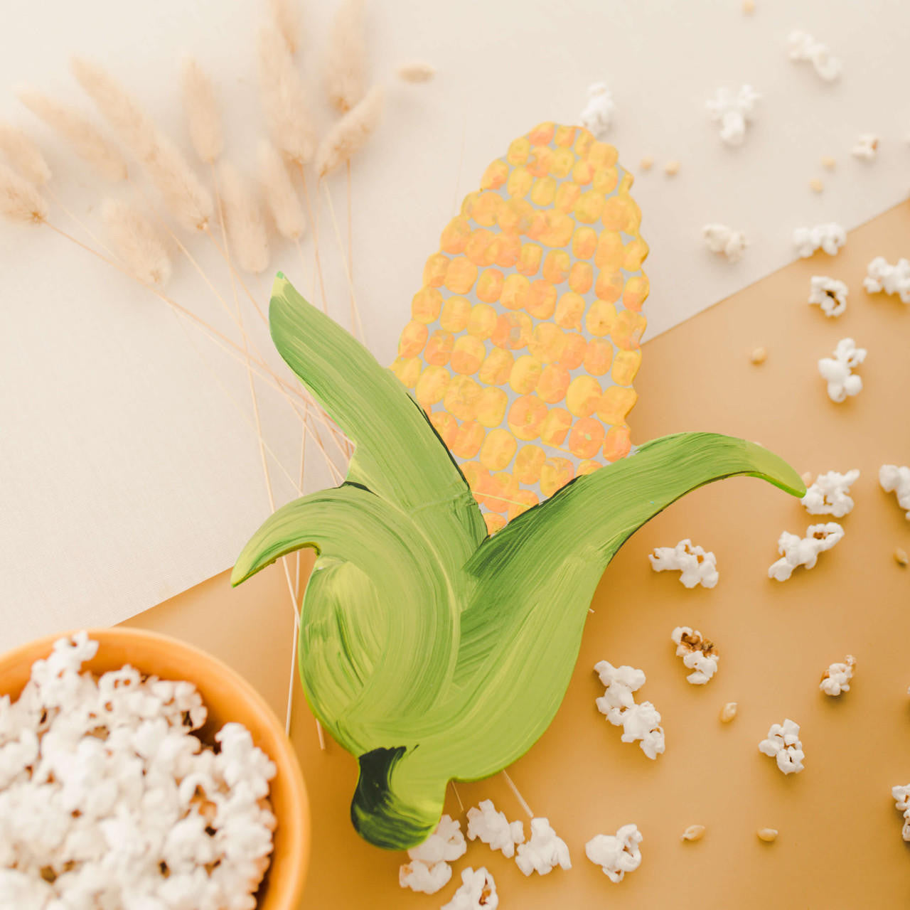 Woodpeckers Crafts Wood Corn on the Cob Cutout, 12" x 9"