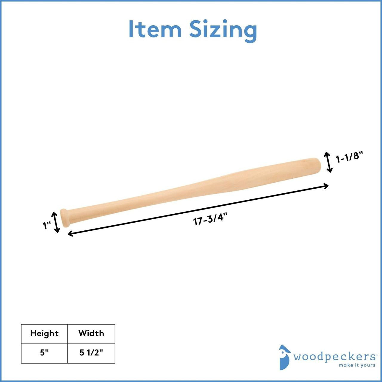 Wood Craft Bat, 17-3/4" Long