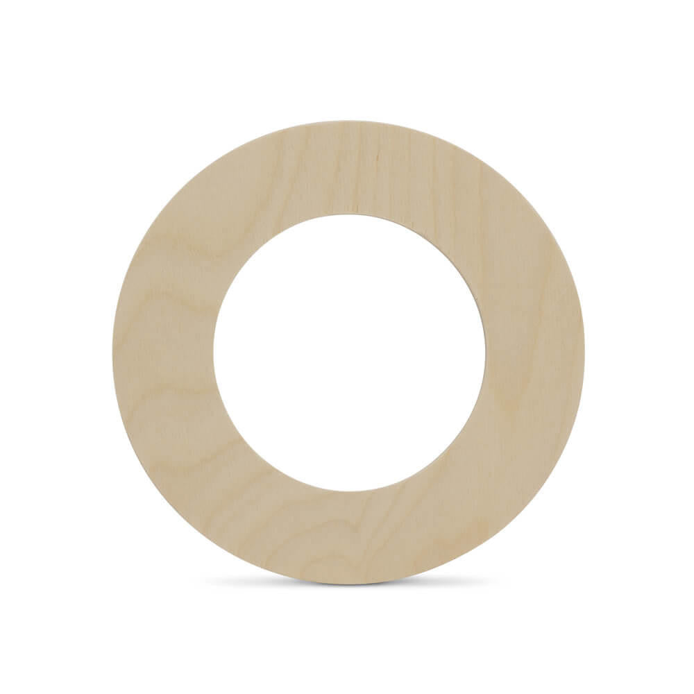 Woodpeckers Crafts Wood Cutout Letter O, 8"