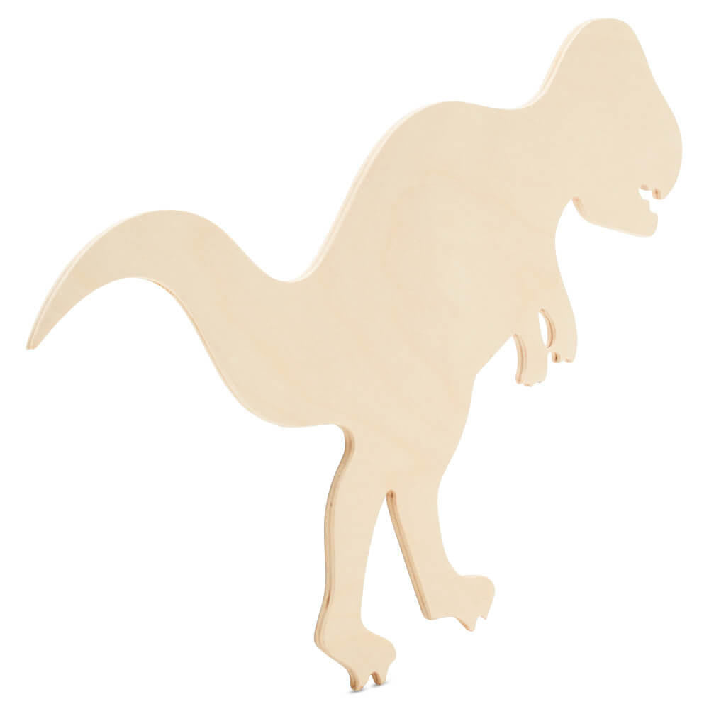 Wood Dinosaur Cutout, 12" x 13-1/2"