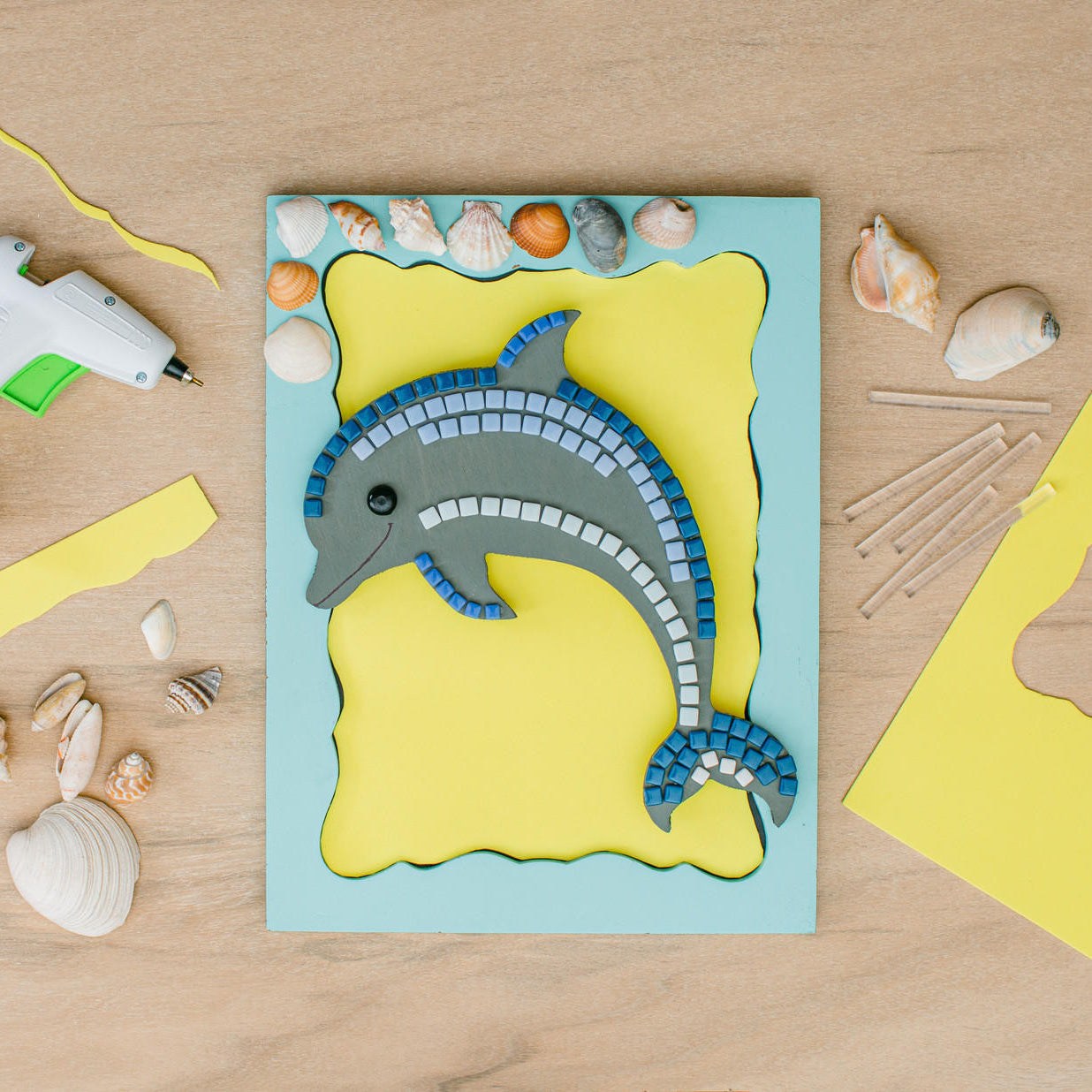 Woodpeckers Crafts Wood Dolphin Cutout