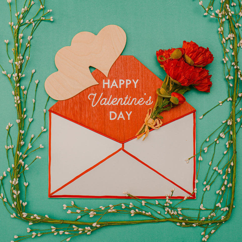 Woodpeckers Crafts Wood Double Heart Medium Cutout, 8" x 4.5"