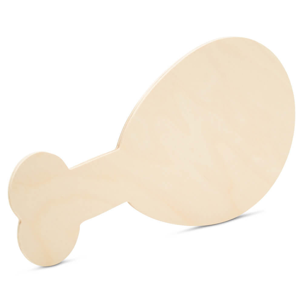 Woodpeckers Crafts Wood Drumstick Cutout, 14" x 7"