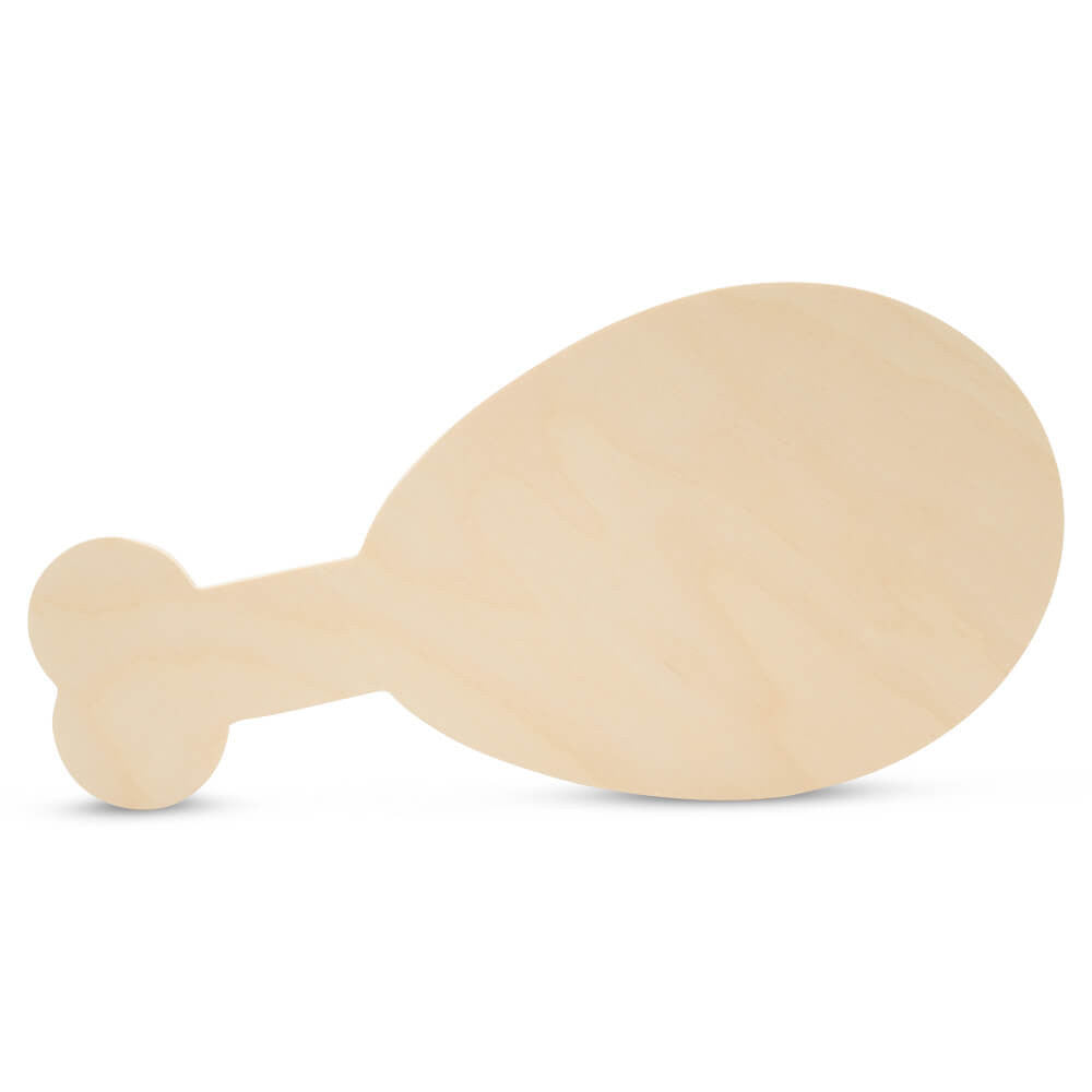 Woodpeckers Crafts Wood Drumstick Cutout, 14" x 7"