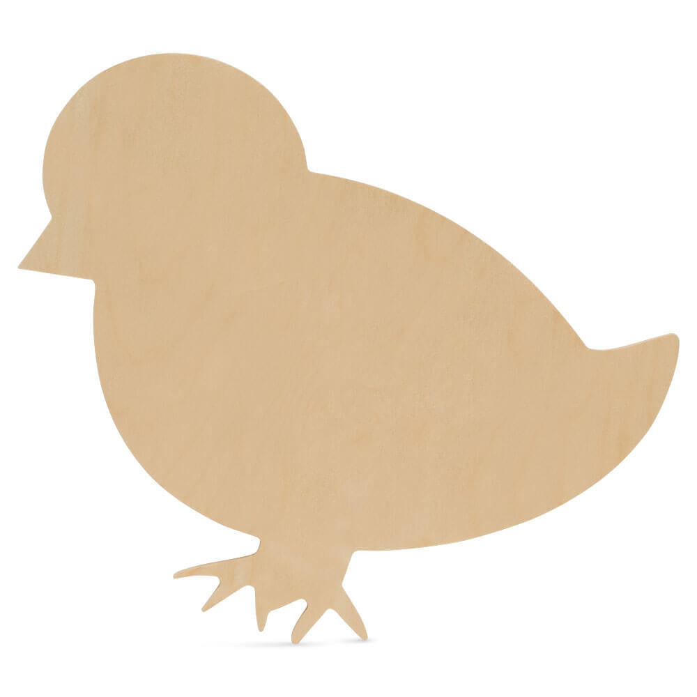 Woodpeckers Crafts Wood Easter Bird Cutout Medium, 8" x 6.75"