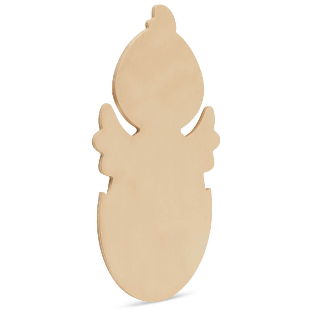 Woodpeckers Crafts Wood Easter Chick In Egg Cutout Small, 6" x 3.5"