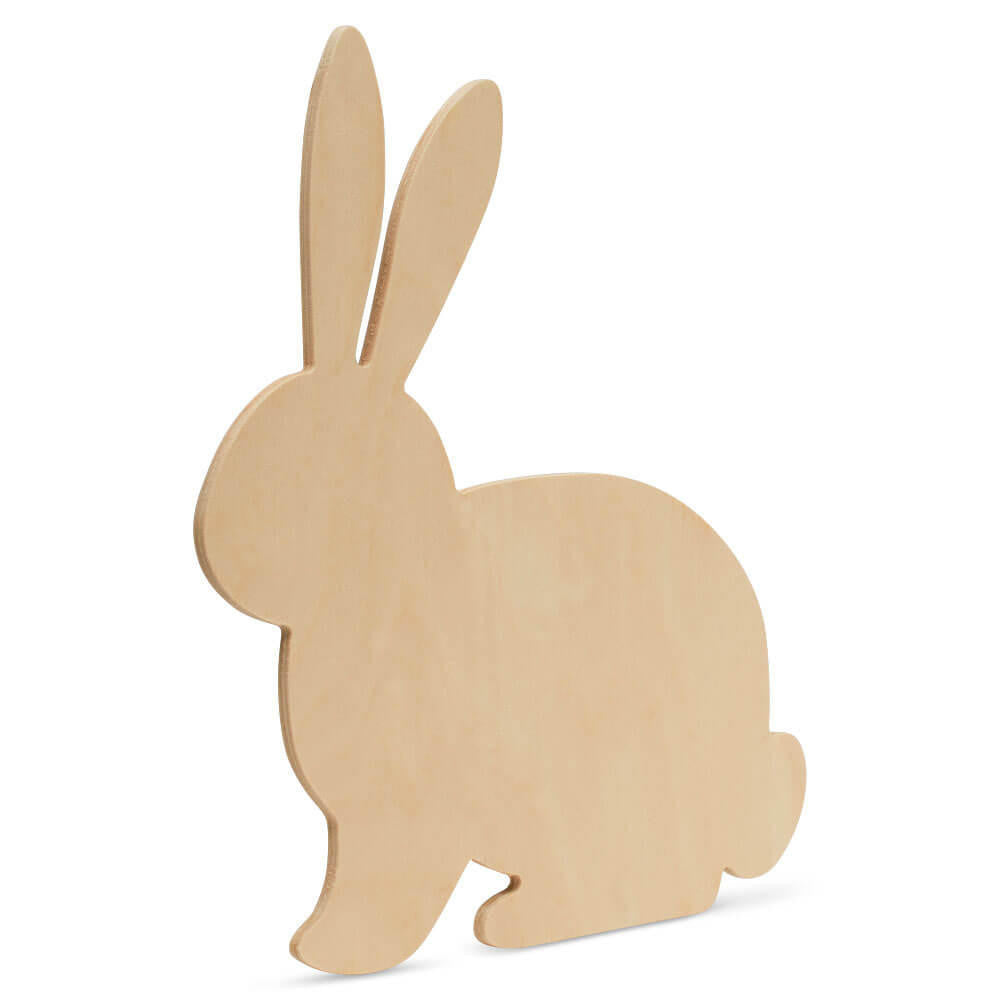 Wood Easter Rabbit Extra Large, 16" x 14"