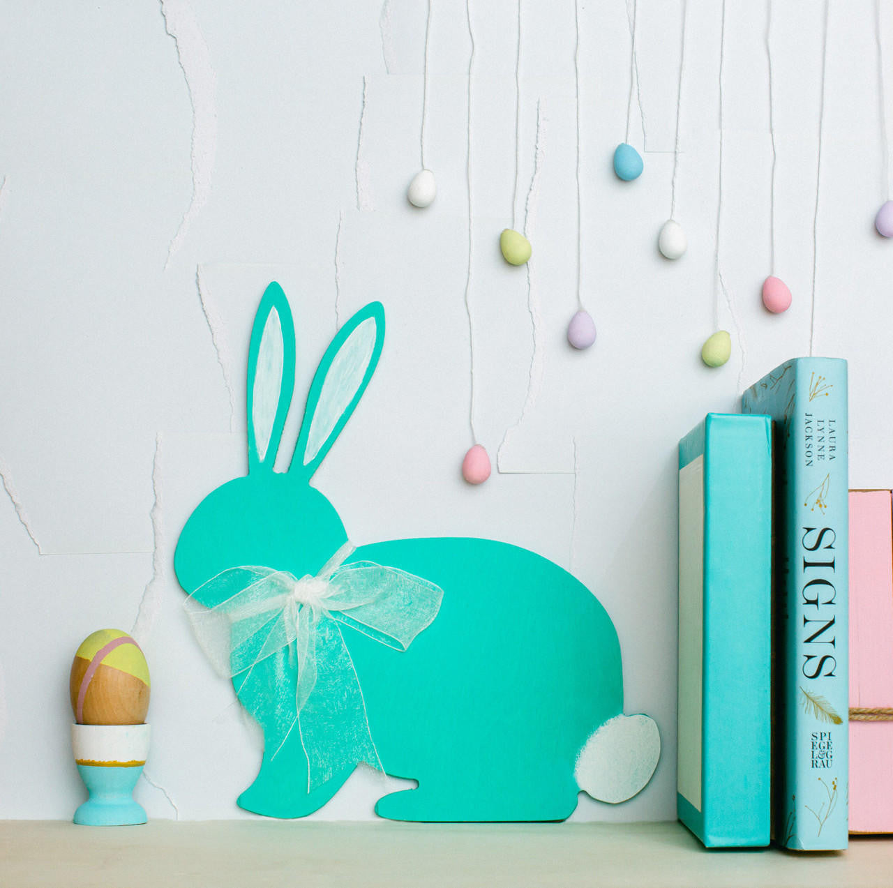 Wood Easter Rabbit Extra Large, 16" x 14"