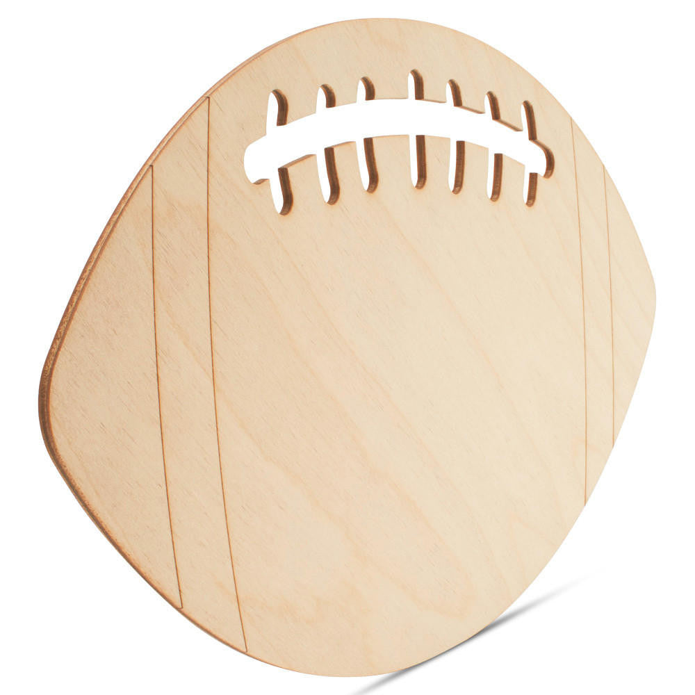 Wood Football Cutout, 13”