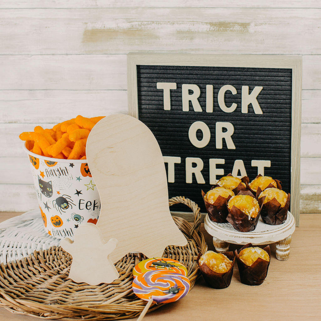 Woodpeckers Crafts Wood Ghost Cutout, 10" x 1/4" Thick