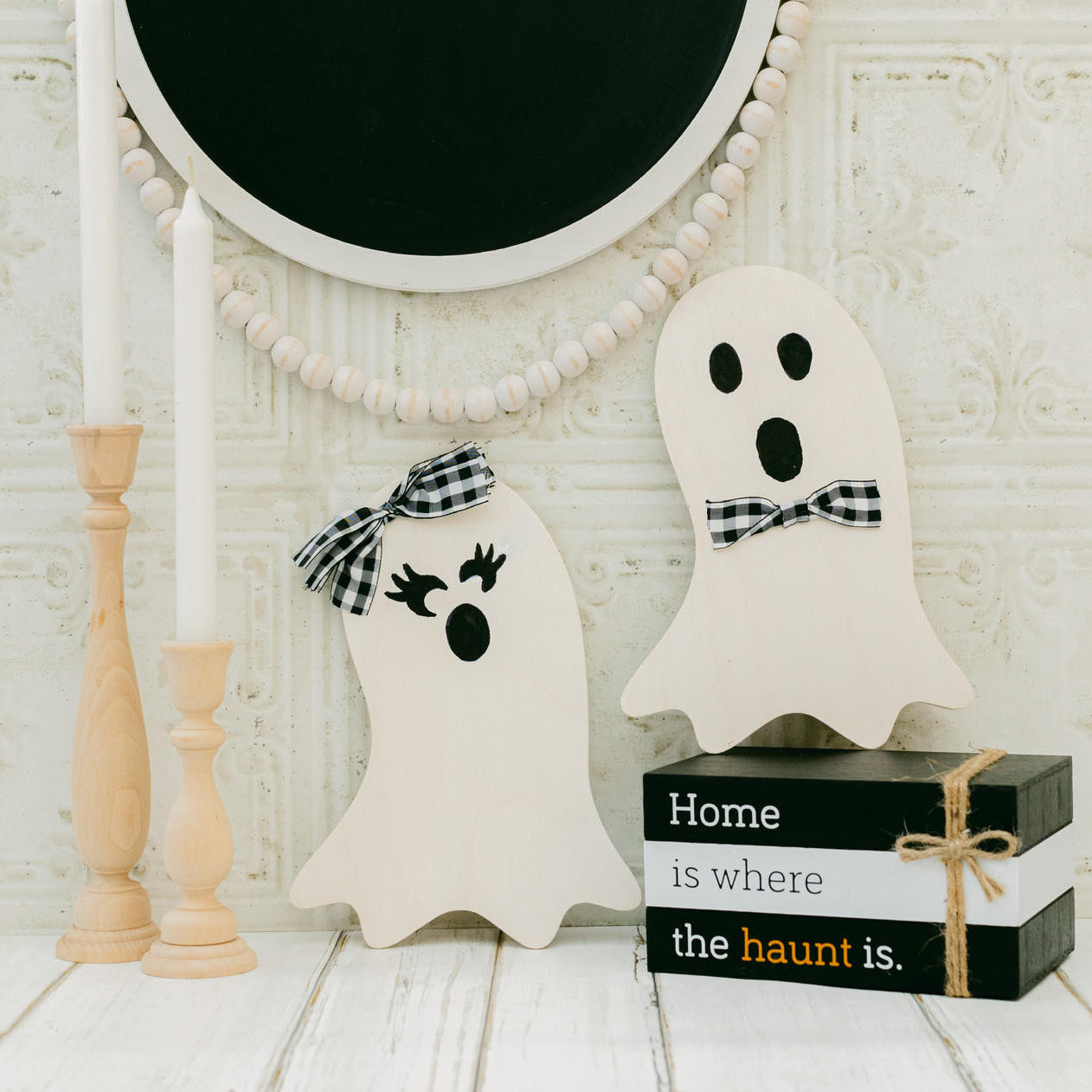 Woodpeckers Crafts Wood Ghost Cutout, 10" x 1/4" Thick