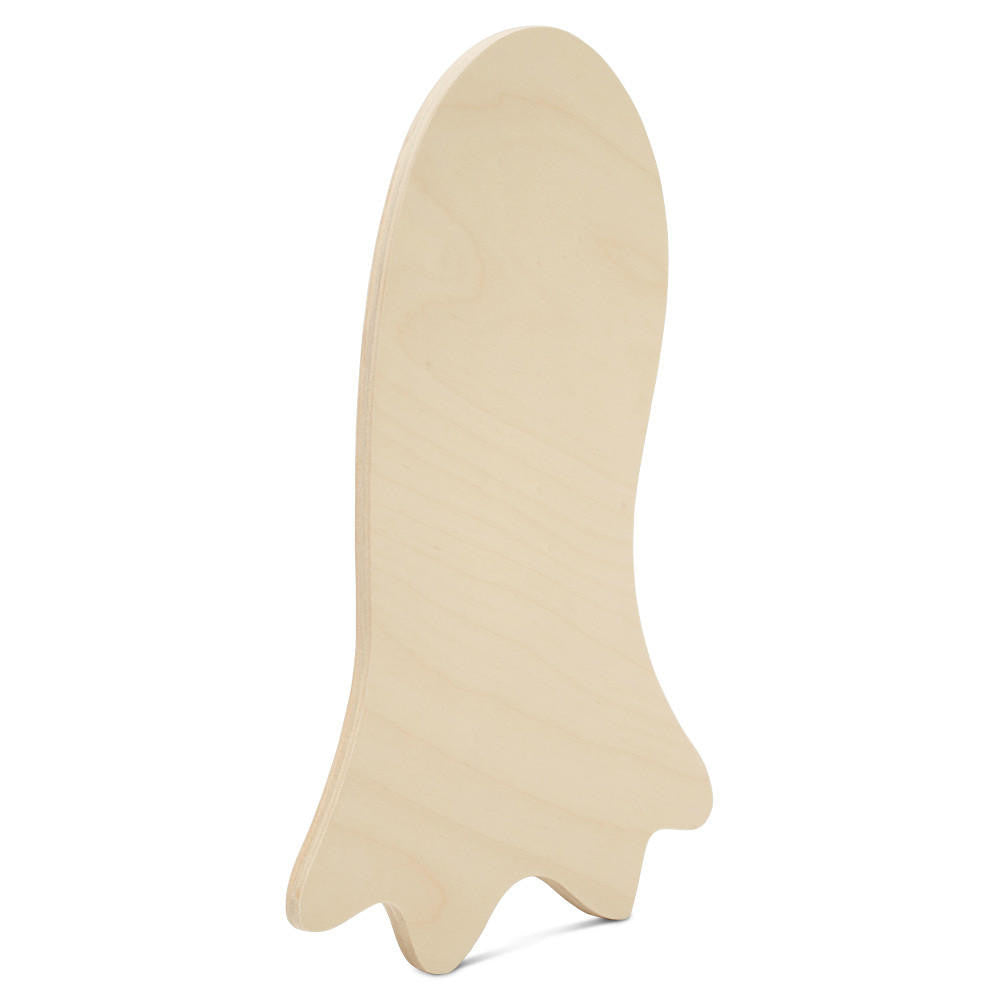 Wood Ghost Cutout, 16" x 1/4" Thick