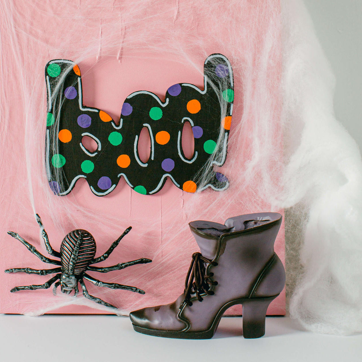 Woodpeckers Crafts Wood Halloween Boo Cutout, 12" x 8.75"